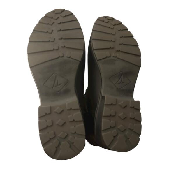 Sperry Top-Sider Black Waterproof Aeriel Beck Rain Moto Style Ankle Boots - Picture 4 of 4